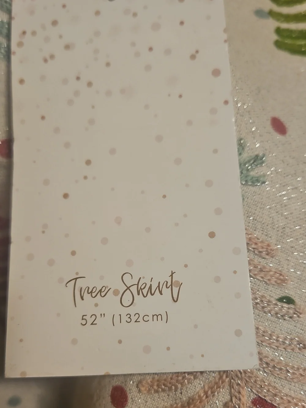 New Nicole Miller Tree Skirt